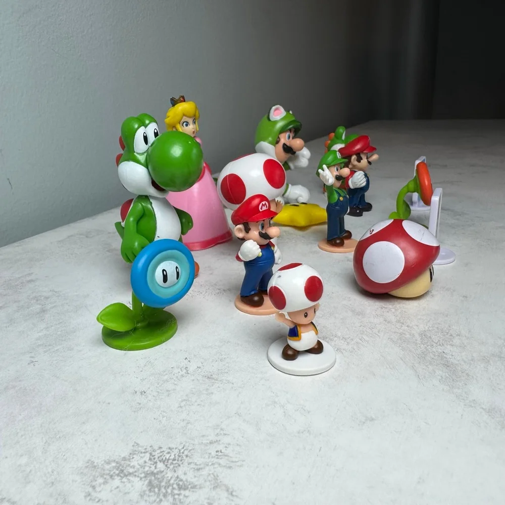 Jakks Pacific Mini Figures Super Mario Lot of 15